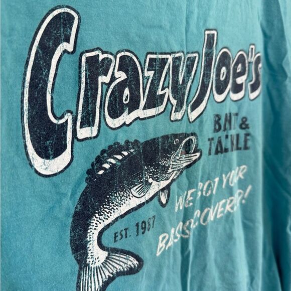 SALE! Men’s Blue Aeropostale Fish S/S Tee Size XL EUC - Picture 4 of 6